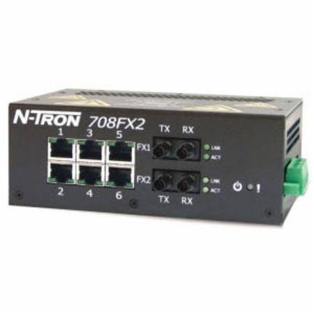 Red Lion Controls, Inc. 708FXE2-ST-15 N-Tron® Ethernet Switch