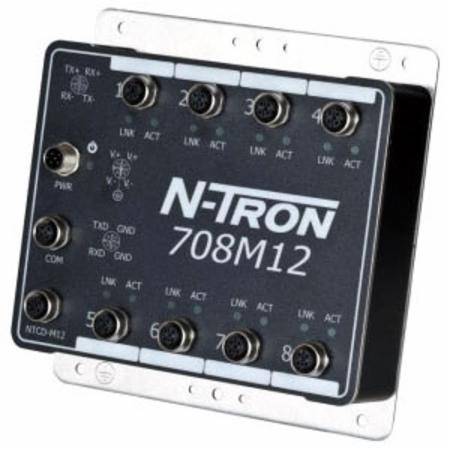 Red Lion Controls, Inc. 708M12 N-Tron® Ethernet Switch