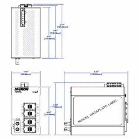 Red Lion Controls, Inc. 709FXE-SC-15 N-Tron® Ethernet Switch