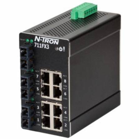 Red Lion Controls, Inc. 711FXE3-SC-15 N-Tron® Ethernet Switch