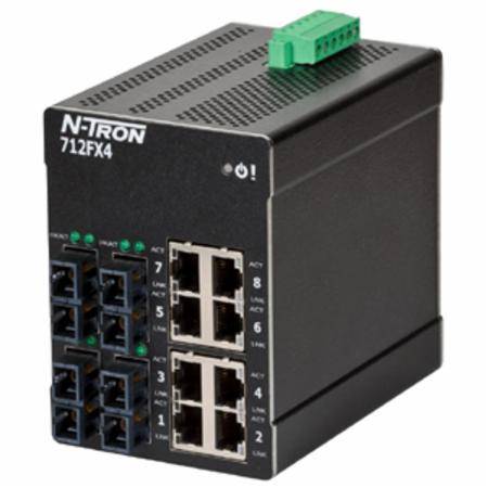 Red Lion Controls, Inc. 712FX4-SC N-Tron® Ethernet Switch