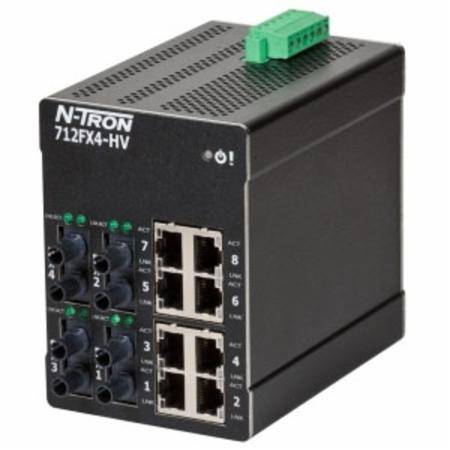 Red Lion Controls, Inc. 712FXE4-ST-80 N-Tron® Ethernet Switch