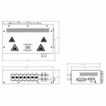 Red Lion Controls, Inc. 716FX2-SC-HV N-Tron® Ethernet Switch