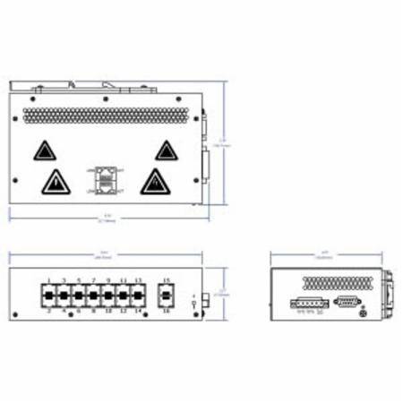 Red Lion Controls, Inc. 716TX-HV N-Tron® Ethernet Switch