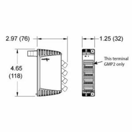 Red Lion Controls, Inc. GMP1RM00 Graphite® HMI Interface Panel PID Control Module