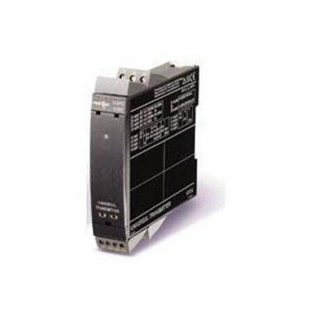 4.3" x 0.9" x 4.5", 21.6 to 253 VAC/19.2 to 300 VDC, High Impact Black Plastic Case, Analog Output, Intelligent Universal Signal Conditioning Module