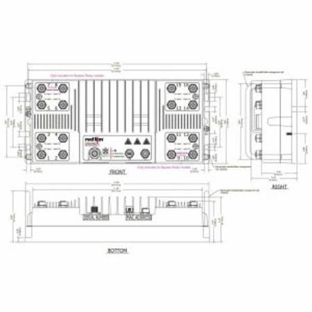 Red Lion Controls, Inc. NT24K-16M12-POE-R-PT N-Tron® Power Over Ethernet Switch