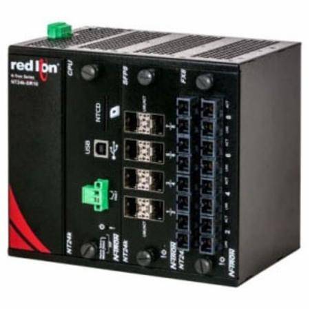 Red Lion Controls, Inc. NT24K-DR16-AC N-Tron® Ethernet Switch