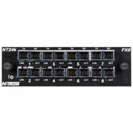 Red Lion Controls, Inc. NT24K-FX8-SC N-Tron® Ethernet Module