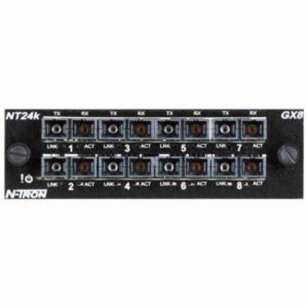 Red Lion Controls, Inc. NT24K-GX8-SC N-Tron® Ethernet Slide-In Module