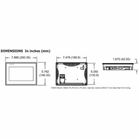 Red Lion Controls Inc. G307K200 HMI Operator Interface Terminal