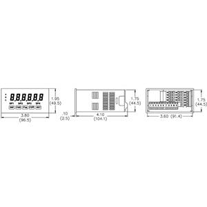 Red Lion Controls Inc. PAXI0120 Dual Counter