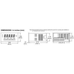 Red Lion Controls Inc. PAXH0000 AC Current/Voltage Meter