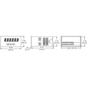 Red Lion Controls Inc. PAXLC600 Counter