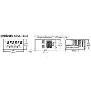 Red Lion Controls Inc. PAXR0020 AC Rate Meter