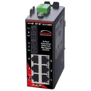Red Lion Controls Inc. SLX-8MS-4SC Industrial Ethernet Switch