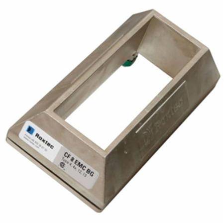 Roxtec CSF0000080035 Integrated Compression Unit Seal Frame, 5.512 in H x 2.953 in W x 2.362 in D, 1 Spaces, Aluminum