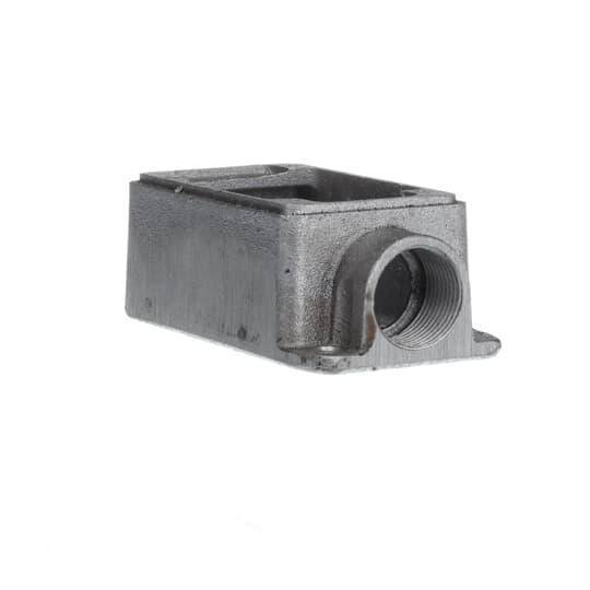 Iberville® CIFS-1G-1 Type FS Shallow Weatherproof Device Box, Cast Aluminum, 14 cu-in Capacity, 1 Gangs, 4-5/16 in L x 2-13/16 in W x 1-7/8 in D