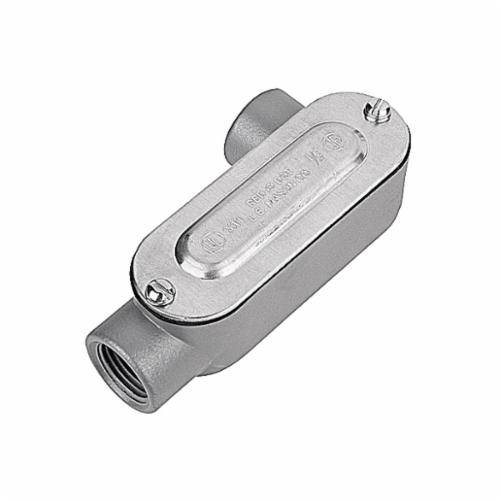 Iberville® CILR-2-1/2 Type LR Conduit Body With Cover, Gasket, 2-1/2 in Hub, Cast Aluminum