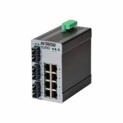 redlion® N-Tron Networking 111FX3-SC Ethernet Switch, RJ45 Connector Port