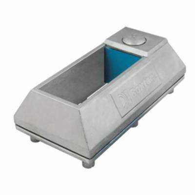 Roxtec CSF0000080035 Integrated Compression Unit Seal Frame, 5.512 in H x 2.953 in W x 2.362 in D, 1 Spaces, Aluminum