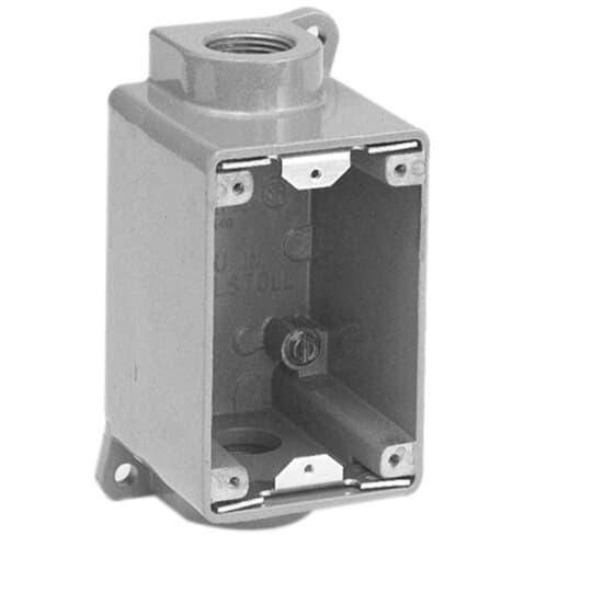 Russellstoll® FDWS62 Type FD Conduit Box, Die Cast Aluminum, 1 Gang