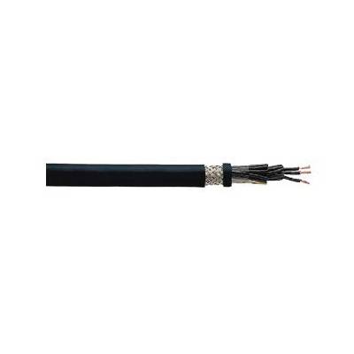 SAB 93341404 TR 600 S CY Type TC-ER Shielded Tray Cable, 600 VAC, (4) 14 AWG Bare Stranded Copper Conductor