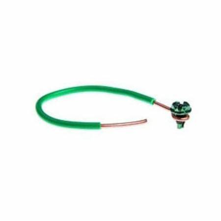 SELECTA® PT12 Grounding Pigtail, #12 Wire Insulated/Solid Copper Wire