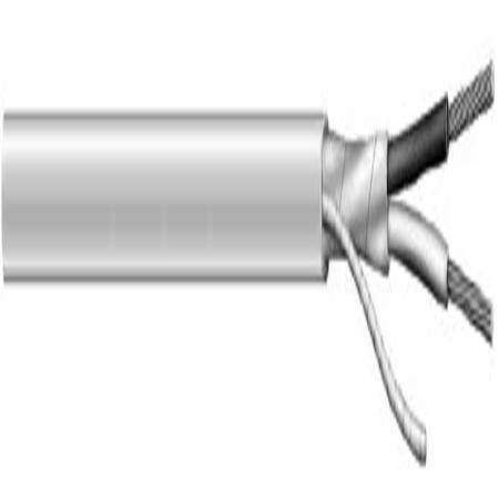 18 AWG 3-Conductor Stranded Gray PVC Jacket CMG Shielded Communication Cable (1000 Ft)
