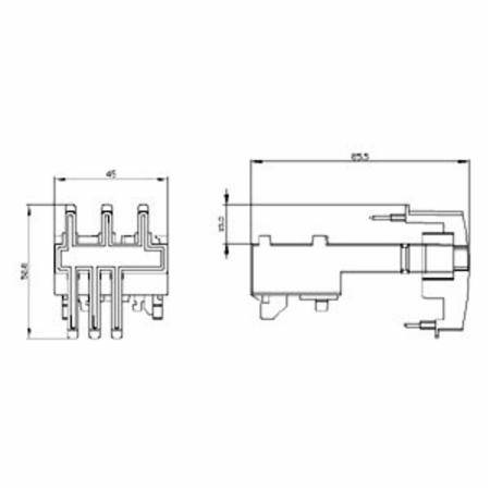 Siemens AG 3RA2911-2AA00 SIRIUS Motor Starter Protector and Circuit Breaker Link Module