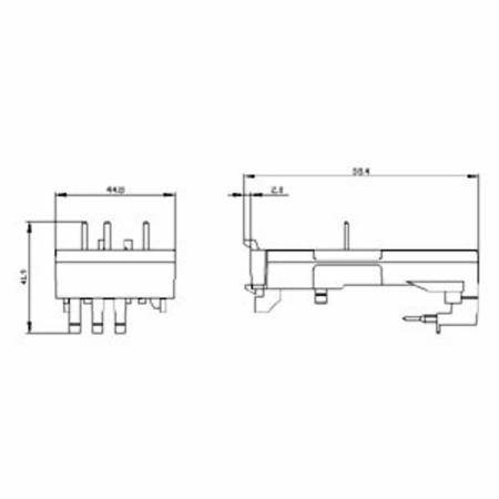 Siemens AG 3RA2911-2FA00 SIRIUS Motor Starter Protector and Circuit Breaker Link Module