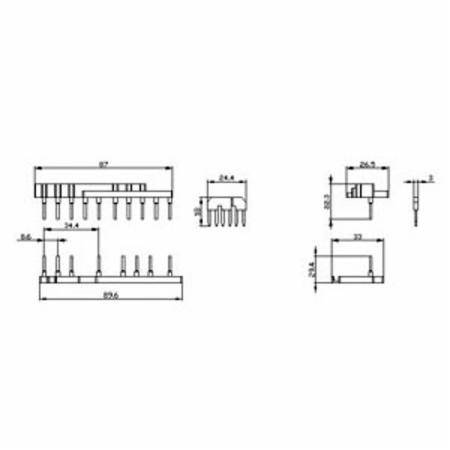 Siemens AG 3RA2913-2BB1 SIRIUS Contactor Wiring Kit