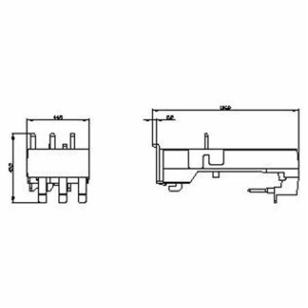 Siemens AG 3RA2921-2FA00 SIRIUS Motor Starter Protector and Circuit Breaker Link Module
