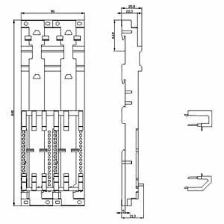 Siemens AG 3RA2923-1BB2 SIRIUS Motor Starter Protector and Contactor Assembly Kit