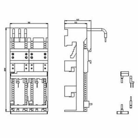 Siemens AG 3RA2923-1EB1 SIRIUS Motor Starter Protector and Contactor Assembly Kit