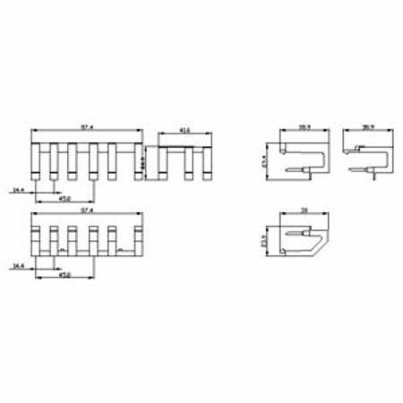 Siemens AG 3RA2923-2BB2 SIRIUS Contactor Wiring Kit