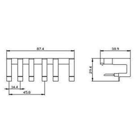 Siemens AG 3RA2923-3DA2 SIRIUS Contactor Wiring Module