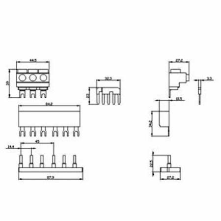Siemens AG 3RA2924-2BB1 SIRIUS Contactor Wiring Kit