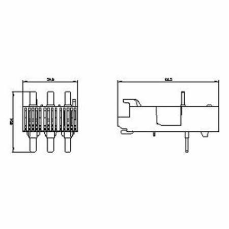 Siemens AG 3RA2931-1AA00 SIRIUS Motor Starter Protector and Circuit Breaker Link Module