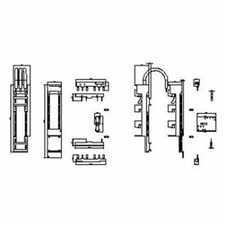 Siemens AG 3RA2933-1DB1 SIRIUS Motor Starter Protector and Contactor Assembly Kit