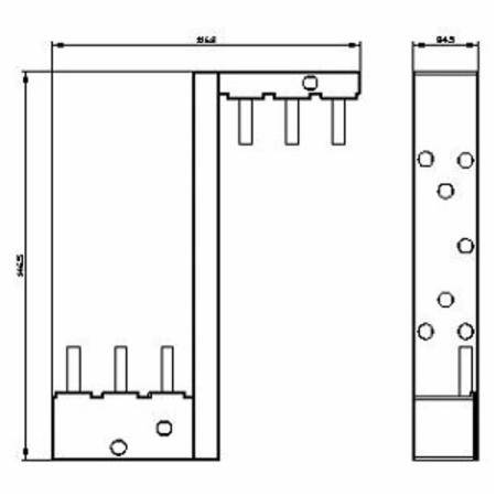 Siemens AG 3RA2936-1A SIRIUS Switching Motor Power Contactor Safety Circuit Connector