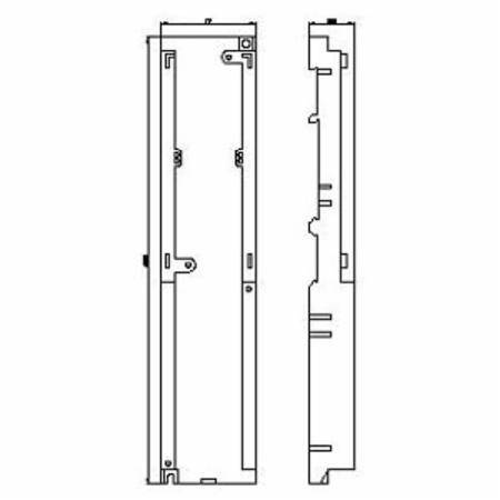 Siemens AG 3RA2942-1AA00 SIRIUS Motor Starter Protector Mounting Rail Adapter