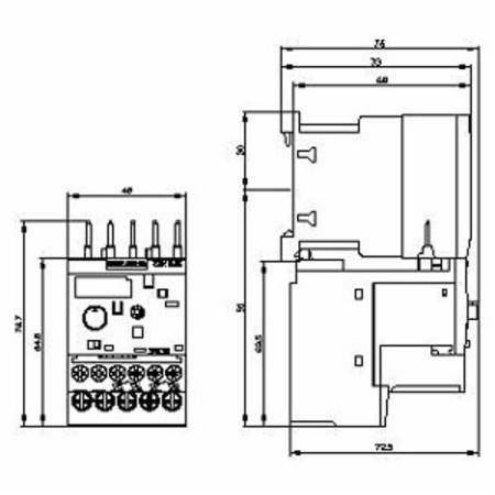 Siemens AG 3RB3016-1RB0 SIRIUS Overload Relay