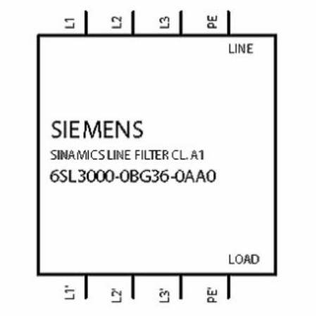 Siemens AG 6SL30000BG360AA0 Line Filter