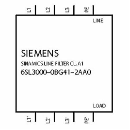 Siemens AG 6SL30000BG412AA0 Line Filter