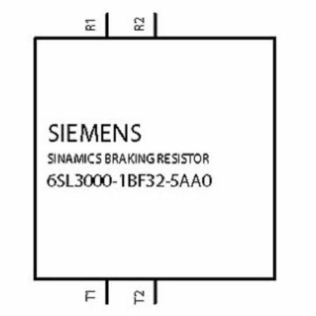 Siemens AG 6SL30001BF325AA0 Cabinet Module Braking Resistor