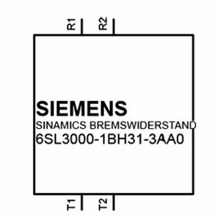 Siemens AG 6SL30001BH313AA0 Cabinet Module Braking Resistor