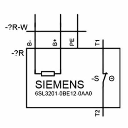 Siemens AG 6SL32010BE120AA0 Power Module Braking Resistor