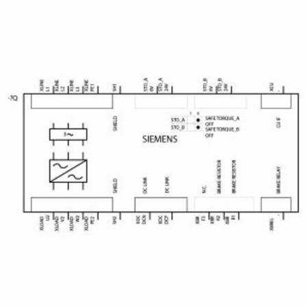 Siemens AG 6SL32101PH223AL0 Power Module