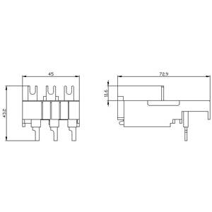 Siemens AG 3RA29211AA00 SIRIUS® Motor Starter Link Module